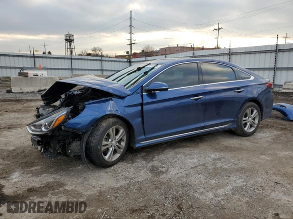 2018 Hyundai Sonata Limited with VIN 5NPE34AFXJH596665, listed as a Copart auction lot 81043474 with 74,084 mi miles and Salvage Title. Bid and sale history available at DreamBid. Image 1.