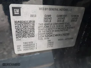 2019 GMC Yukon XL SLT with VIN 1GKS2GKC4KR176233, listed as a IAAI auction lot 41344420 with 1 mi miles. Bid and sale history available at carsss.com. Image 9.