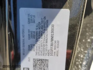 2022 Chevrolet Camaro LT1 with VIN 1G1FF3D78N0130030, listed as a Copart auction lot 49825905 with 67,755 mi miles and Salvage Title. Bid and sale history available at carsss.com. Image 12.