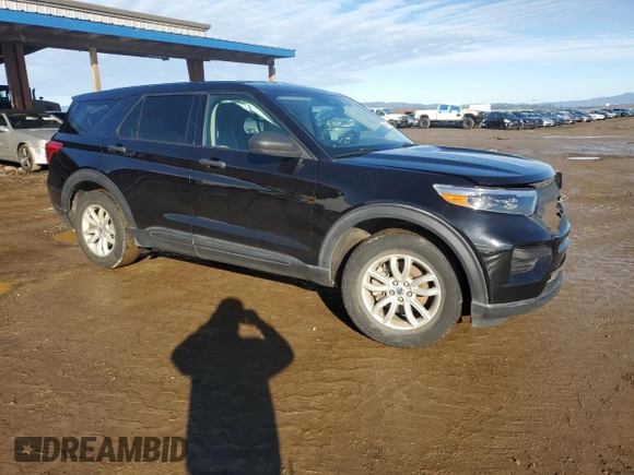 2021 Ford Explorer with VIN 1FMSK7BH2MGA22492, listed as a Copart auction lot 44423345 with 83,402 mi miles and Salvage Title. Bid and sale history available at carsss.com. Image 4.