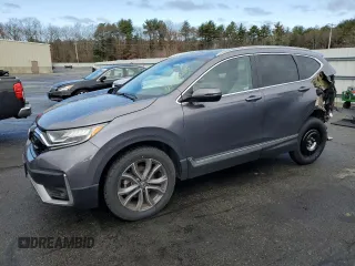 2021 Honda CR-V Touring with VIN 2HKRW2H94MH641665, listed as a Copart auction lot 50553255 with 38,258 mi miles and Salvage Title. Bid and sale history available at carsss.com. Image 1.