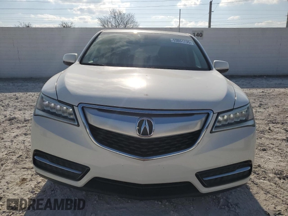 2016 Acura MDX with VIN 5FRYD3H22GB019710, listed as a Copart auction lot 53051735 with 82,152 mi miles and Salvage Title. Bid and sale history available at carsss.com. Image 5.