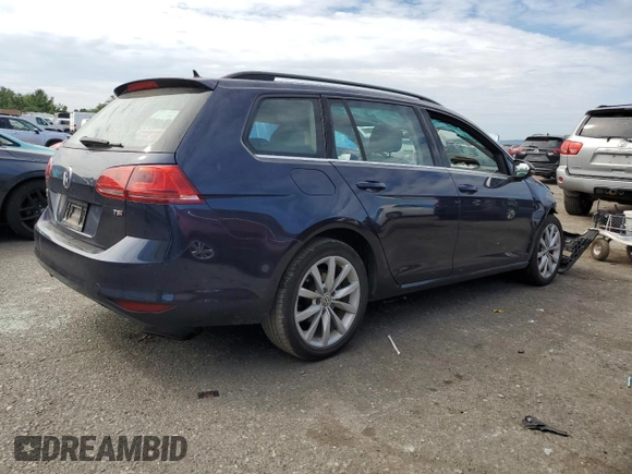 2016 Volkswagen Golf SportWagen TSI S with VIN 3VWC17AU1GM522080, listed as a Copart auction lot 64256133 with 98,861 mi miles. Bid and sale history available at carsss.com. Image 3.