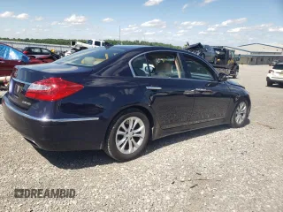 2013 Hyundai Genesis 3.8L with VIN KMHGC4DDXDU235932, listed as a Copart auction lot 57728705 with 140,778 mi miles and Salvage title. Bid and sale history available at DreamBid. Image 3.