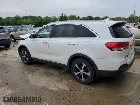 2017 Kia Sorento EX with VIN 5XYPHDA5XHG324605, listed as a Copart auction lot 57070325 with 82,677 mi miles and Salvage title. Bid and sale history available at DreamBid. Image 2.