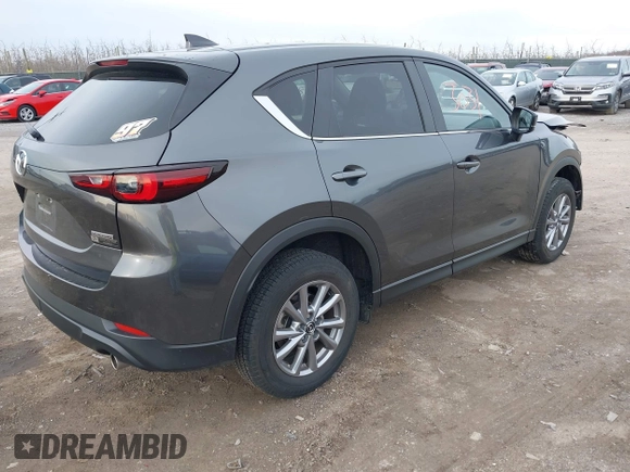 2023 Mazda CX-5 2.5 S Select Package with VIN JM3KFBBM1P0143222, listed as a IAAI auction lot 41933031 with 22,251 mi miles. Bid and sale history available at carsss.com. Image 4.