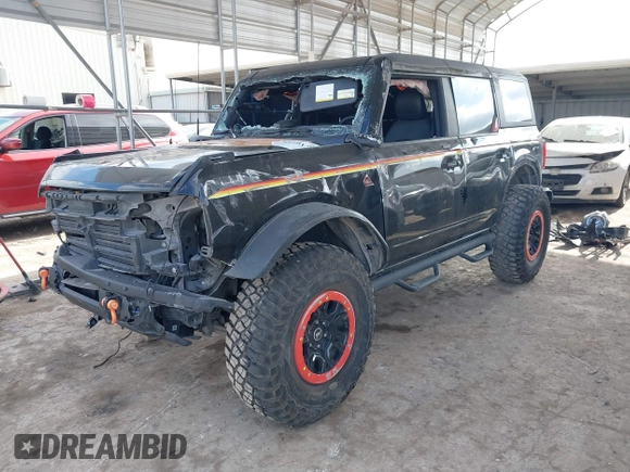 2022 Ford Bronco with VIN 1FMEE5DP5NLB31700, listed as a IAAI auction lot 41501402 with 50,538 mi miles. Bid and sale history available at carsss.com. Image 17.