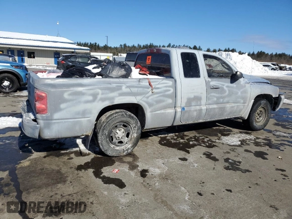 2007 Dodge Dakota ST with VIN 1D7HE22K87S255918, listed as a Copart auction lot 45537175 with 132,969 mi miles and Salvage Title. Bid and sale history available at DreamBid. Image 3.