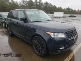 2015 Land Rover Range Rover Supercharged z VIN SALGS2TFXFA210976, wystawiony jako Copart lot #51356865 z przebiegiem 46 068 mil mil oraz Nie do naprawy • Non repairable. Historia ofert i sprzedaży dostępna na DreamBid. Obrazek 1.