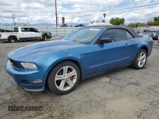 2010 Ford Mustang V6 with VIN 1ZVBP8EN7A5101030, listed as a Copart auction lot 51337045 with 122,807 mi miles and Salvage Title. Bid and sale history available at carsss.com. Image 1.