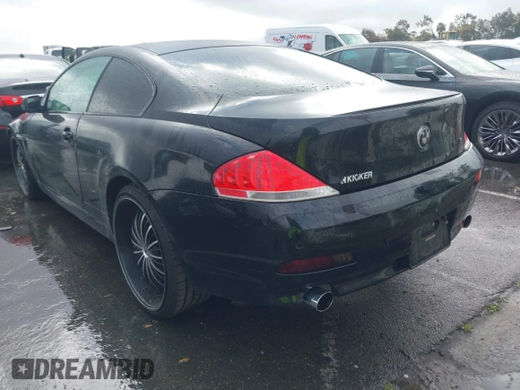 2004 BMW 6 Series 645Ci with VIN WBAEH734X4B215236, listed as a IAAI auction lot 41764802 with 100,785 mi miles. Bid and sale history available at carsss.com. Image 3.