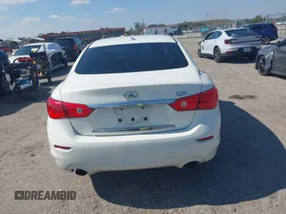 2017 Infiniti Q50 2.0t with VIN JN1CV7AP4HM642506, listed as a IAAI auction lot 41454542 with 131,807 mi miles. Bid and sale history available at carsss.com. Image 16.