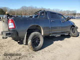 2019 Ram 2500 Big Horn with VIN 3C6UR5DJ8KG519312, listed as a Copart auction lot 41795575 with 0 mi miles and Salvage Title. Bid and sale history available at carsss.com. Image 3.