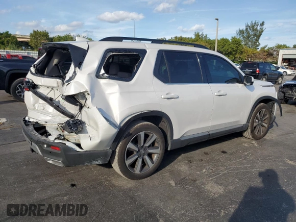 2024 Honda Pilot Touring с VIN 5FNYG2H76RB008887, выставлен на аукционе Copart как лот 46479745 с пробегом 12 947 миль миль и Списание • Salvage title. История ставок и продаж доступна на DreamBid. Изображение 3.