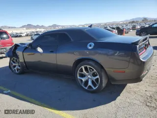 2015 Dodge Challenger SXT Plus with VIN 2C3CDZBG3FH705965, listed as a Copart auction lot 46368005 with 107,517 mi miles and Non Repairable. Bid and sale history available at carsss.com. Image 2.