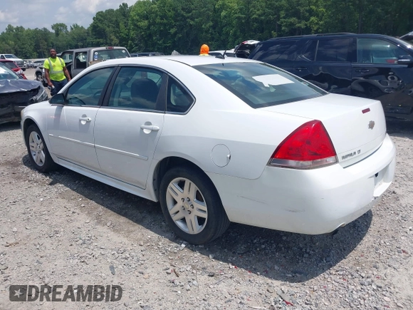 2013 Chevrolet Impala LT with VIN 2G1WG5E35D1215821, listed as a IAAI auction lot 39876555 with 152,325 mi miles and . Bid and sale history available at DreamBid. Image 3.