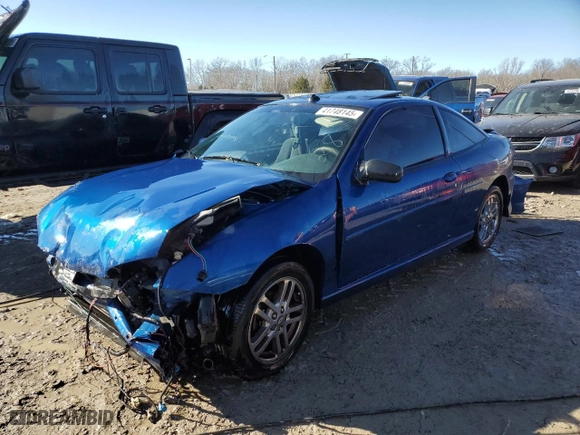 2003 Chevrolet Cavalier LS Sport with VIN 1G1JH12F637368031, listed as a Copart auction lot 41748145 with 187,199 mi miles and Non Repairable. Bid and sale history available at carsss.com. Image 1.