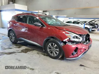 2018 Nissan Murano Platinum with VIN 5N1AZ2MGXJN169617, listed as a Copart auction lot 43350135 with 104,899 mi miles and Salvage Title. Bid and sale history available at carsss.com. Image 4.