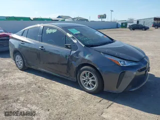 2022 Toyota Prius L Eco with VIN JTDKAMFU0N3176477, listed as a IAAI auction lot 41675066 with 49,483 mi miles. Bid and sale history available at carsss.com. Image 1.