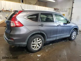 2015 Honda CR-V EX-L with VIN 5J6RM4H74FL033475, listed as a Copart auction lot 43033985 with 117,618 mi miles and Salvage Title. Bid and sale history available at carsss.com. Image 3.