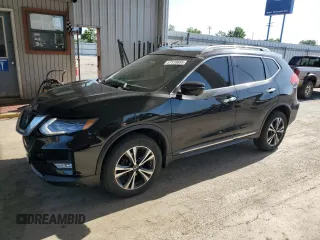2017 Nissan Rogue SV with VIN 5N1AT2MV8HC863731, listed as a Copart auction lot 61539865 with 119,447 mi miles and Salvage title. Bid and sale history available at DreamBid. Image 1.