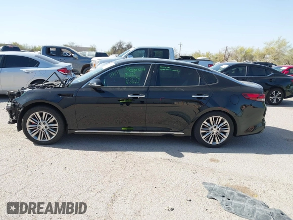 2016 Kia Optima SXL Turbo with VIN 5XXGV4L29GG086468, listed as a IAAI auction lot 41933581 with 186,881 mi miles. Bid and sale history available at carsss.com. Image 15.