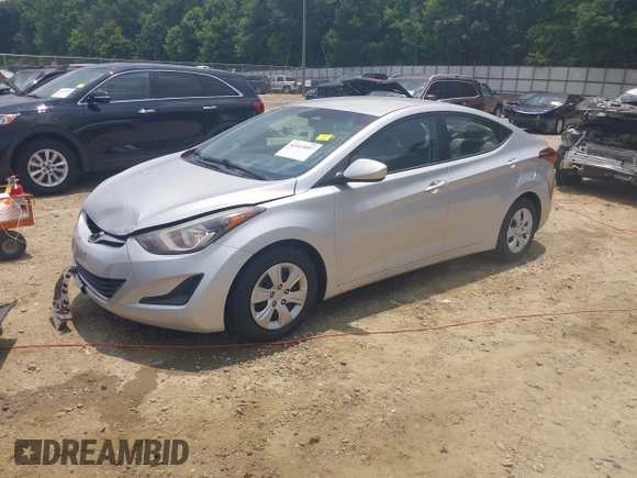 2016 Hyundai Elantra SE with VIN 5NPDH4AE5GH682981, listed as a IAAI auction lot 42413057 with 117,084 mi miles and . Bid and sale history available at DreamBid. Image 17.