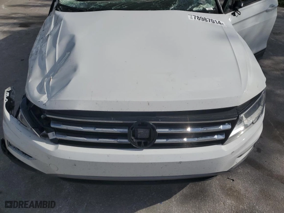 2018 Volkswagen Tiguan S with VIN 3VV1B7AX9JM079770, listed as a Copart auction lot 78987014 with 0 mi miles and Salvage Title. Bid and sale history available at carsss.com. Image 13.