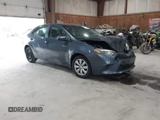 2015 Toyota Corolla L with VIN 2T1BURHE9FC356561, listed as a IAAI auction lot 42224561 with 121,288 mi miles and . Bid and sale history available at DreamBid. Image 1.