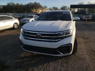 2022 Volkswagen Atlas Cross Sport 3.6L V6 SEL Premium R-Line with VIN 1V2FE2CA8NC218722, listed as a Copart auction lot 85142904 with 25,396 mi miles and Salvage Title. Bid and sale history available at carsss.com. Image 12.