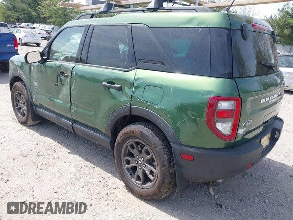 2024 Ford Bronco Sport Big Bend with VIN 3FMCR9B61RRE36566, listed as a IAAI auction lot 42122616 with 10,489 mi miles and . Bid and sale history available at DreamBid. Image 3.