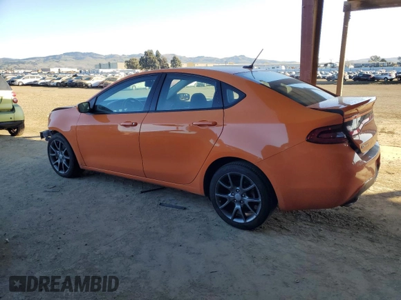 2013 Dodge Dart Rallye with VIN 1C3CDFBA8DD311706, listed as a Copart auction lot 42765935 with 114,462 mi miles and Salvage Title. Bid and sale history available at carsss.com. Image 2.