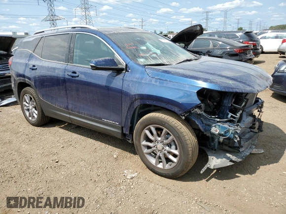 2023 GMC Terrain SLT z VIN 3GKALVEG1PL192819, wystawiony jako Copart lot #67937304 z przebiegiem 10 676 mil mil oraz Szkoda całkowita • Salvage title. Historia ofert i sprzedaży dostępna na DreamBid. Obrazek 4.