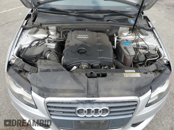 2012 Audi A4 Premium with VIN WAUBFAFL1CN012984, listed as a Copart auction lot 65837295 with 142,547 mi miles and Salvage title. Bid and sale history available at DreamBid. Image 11.