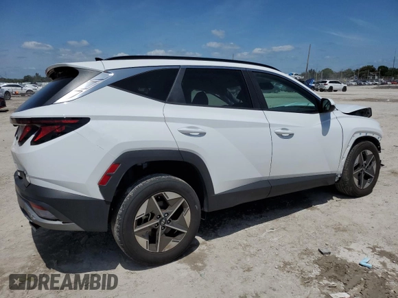 2025 Hyundai Tucson SEL z VIN 5NMJB3DEXSH452952, wystawiony jako Copart lot #55910365 z przebiegiem 10 058 mil mil oraz Nie do naprawy • Non repairable. Historia ofert i sprzedaży dostępna na DreamBid. Obrazek 3.
