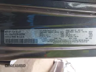 2021 Jeep Gladiator Overland с VIN 1C6HJTFG7ML620006, выставлен на аукционе IAAI как лот 41875269 с пробегом 22 655 миль миль и . История ставок и продаж доступна на DreamBid. Изображение 9.
