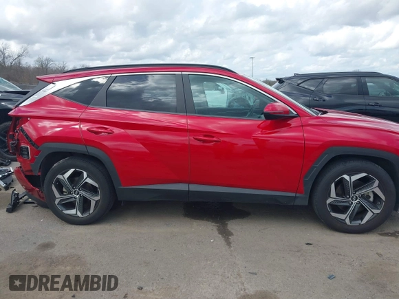 2022 Hyundai Tucson SEL with VIN 5NMJC3AE7NH094392, listed as a IAAI auction lot 41732431 with 48,260 mi miles. Bid and sale history available at carsss.com. Image 13.