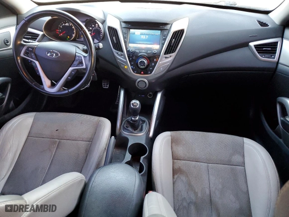 2014 Hyundai Veloster RE:FLEX with VIN KMHTC6AD0EU211963, listed as a Copart auction lot 87314974 with 140,143 mi miles and Salvage Title. Bid and sale history available at carsss.com. Image 8.
