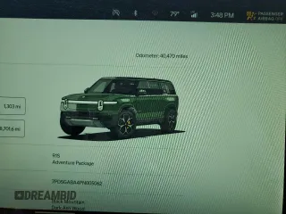 2023 Rivian R1S Adventure z VIN 7PDSGABA4PN005062, wystawiony jako Copart lot #69042334 z przebiegiem 40 470 mil mil oraz Szkody całkowita. Historia ofert i sprzedaży dostępna na DreamBid. Obrazek 9.
