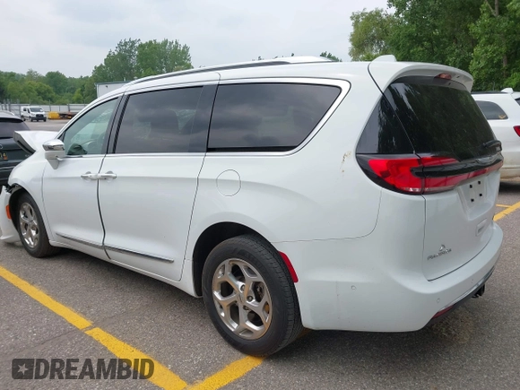 2021 Chrysler Pacifica Limited with VIN 2C4RC3GG8MR508358, listed as a IAAI auction lot 42470026 with 94,040 mi miles and . Bid and sale history available at DreamBid. Image 3.