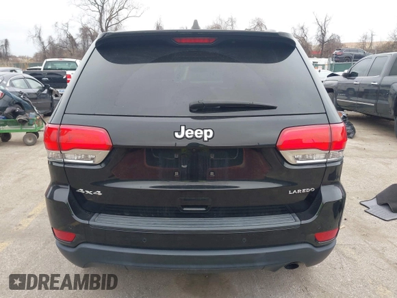 2017 Jeep Grand Cherokee Laredo with VIN 1C4RJFAG9HC714884, listed as a IAAI auction lot 41777396 with 85,440 mi miles. Bid and sale history available at carsss.com. Image 16.