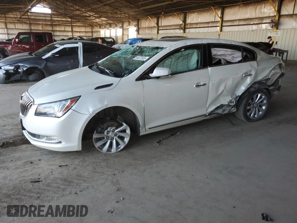 2014 Buick LaCrosse Leather with VIN 1G4GB5G33EF100342, listed as a Copart auction lot 54072835 with Not Provided miles and Salvage Title. Bid and sale history available at DreamBid. Image 1.