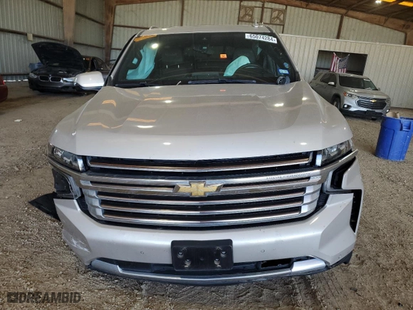 2021 Chevrolet Tahoe High Country with VIN 1GNSCTKL2MR117385, listed as a Copart auction lot 65074284 with 0 mi miles and Salvage Title. Bid and sale history available at carsss.com. Image 5.
