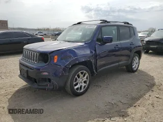 2017 Jeep Renegade Latitude with VIN ZACCJBBB1HPF39902, listed as a Copart auction lot 50965445 with 119,821 mi miles and Salvage Title. Bid and sale history available at carsss.com. Image 1.