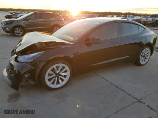 2021 Tesla Model 3 Long Range with VIN 5YJ3E1EB6MF903209, listed as a Copart auction lot 84300714 with NaN miles and Clean Title. Bid and sale history available at carsss.com. Image 1.