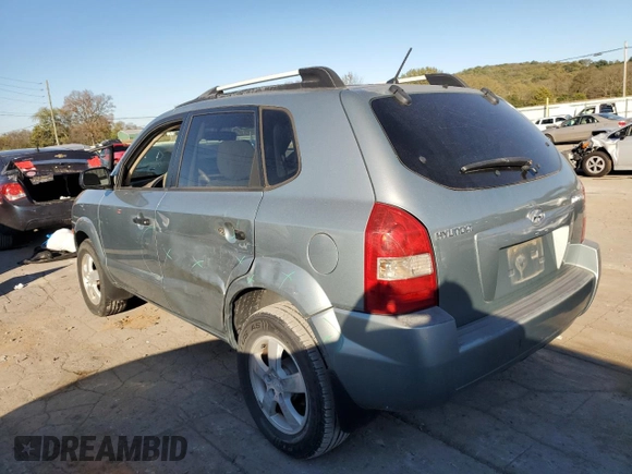 2008 Hyundai Tucson GLS with VIN KM8JM12B38U755186, listed as a Copart auction lot 77097104 with 209,714 mi miles and Salvage Title. Bid and sale history available at carsss.com. Image 2.