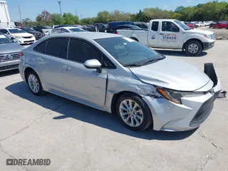 2022 Toyota Corolla LE with VIN 5YFEPMAE1NP314241, listed as a IAAI auction lot 41795553 with 39,005 mi miles. Bid and sale history available at carsss.com. Image 1.