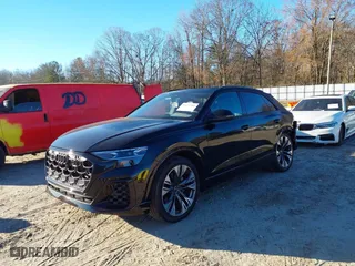 2024 Audi Q8 Prestige with VIN WA1FVBF1XRD012308, listed as a IAAI auction lot 41672981 with 5,900 mi miles. Bid and sale history available at carsss.com. Image 2.