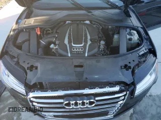 2015 Audi A8 4.0T with VIN WAU32AFD9FN033398, listed as a Copart auction lot 87655925 with 134,712 mi miles and Salvage title. Bid and sale history available at DreamBid. Image 11.