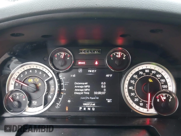 2018 Ram 1500 Big Horn with VIN 1C6RR7LG0JS134793, listed as a IAAI auction lot 41317649 with 106,237 mi miles. Bid and sale history available at carsss.com. Image 7.